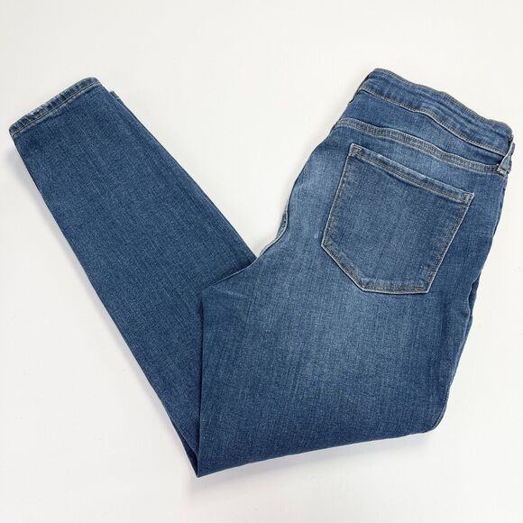 Old Navy Womens Jeans Size 12 Short High Rise Rockstar Super Skinny Distressed - Picture 9 of 11